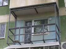 Каркас балкона, сварочные работы, утепление, обшивка